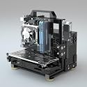 PC Creative Assembly Frame Test Bench，Open Air Frame Case, DIY Computer Motherboard Case Rack, ITX ATX MATX/EATX Open Aluminum Frame Chassis (ITX)