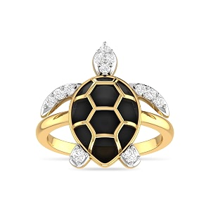 PC Jeweller The Turtle Yellow Gold Ring