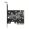PCIe3.0x4 to USB3.2 Type C Expansion USB3.2 Gen2x2 Type C Adapter for Enhances Data Rates for PC Consumer Electronics