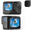 PCTC 9PCS Screen Protector for Go Pro Hero 12/11/10/9 Black