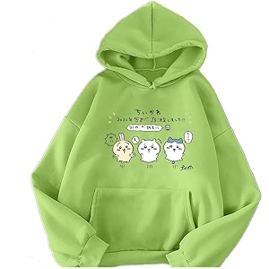 PDK Fashion Anime Couple Print Long Sleeves