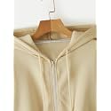 Crop Hooded Sweatshirt for Women Winter Wear
