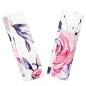 Pea Pod Baby Car Seat Strap Cover 2 Pack Floral Car Seat Straps Shoulder Pads, Seat Belt Cushions Pads for Infant Car Seats, Stroller, Pushchair