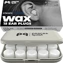 Peace&amp;Quiet PQ Wax Ear Plugs for Sleeping, Silicone, Classic, 15 Count
