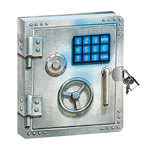 peaceable kingdom  vault door lock amp key diary