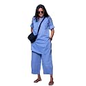 PEACH PIPER Womens Cotton Co-ord Set 