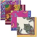 The Peacock Crew Premium Soft Cotton Bandanas Pack for Men and Women Paisley 22 x 22 inches