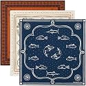 The Peacock Crew Premium Soft Cotton Bandanas Pack for Men and Women Paisley 22 x 22 inches