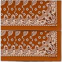 The Peacock Crew Premium Soft Cotton Bandanas Pack for Men and Women Paisley 22 x 22 inches