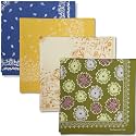 The Peacock Crew Premium Soft Cotton Bandanas Pack for Men and Women Paisley 22 x 22 inches