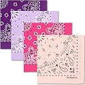 The Peacock Crew Premium Soft Cotton Bandanas Pack for Men and Women Paisley 22 x 22 inches