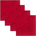 The Peacock Crew Premium Soft Cotton Bandanas Pack for Men and Women Paisley 22 x 22 inches
