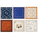 The Peacock Crew Premium Soft Cotton Bandanas Pack for Men and Women Paisley 22 x 22 inches