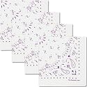 The Peacock Crew Premium Soft Cotton Bandanas Pack for Men and Women Paisley 22 x 22 inches