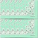 The Peacock Crew Premium Soft Cotton Bandanas Pack for Men and Women Paisley 22 x 22 inches