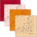 The Peacock Crew Premium Soft Cotton Bandanas Pack for Men and Women Paisley 22 x 22 inches