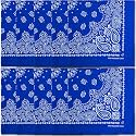 The Peacock Crew Premium Soft Cotton Bandanas Pack for Men and Women Paisley 22 x 22 inches