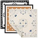 The Peacock Crew Premium Soft Cotton Bandanas Pack for Men and Women Paisley 22 x 22 inches