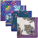The Peacock Crew Premium Soft Cotton Bandanas Pack for Men and Women Paisley 22 x 22 inches