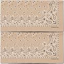 The Peacock Crew Premium Soft Cotton Bandanas Pack for Men and Women Paisley 22 x 22 inches