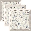 The Peacock Crew Premium Soft Cotton Bandanas Pack for Men and Women Paisley 22 x 22 inches