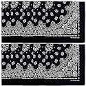 The Peacock Crew Premium Soft Cotton Bandanas Pack for Men and Women Paisley 22 x 22 inches