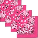 The Peacock Crew Premium Soft Cotton Bandanas Pack for Men and Women Paisley 22 x 22 inches