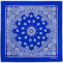 The Peacock Crew Premium Soft Cotton Designer Bandana for Men and Women 22x22 in