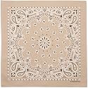 The Peacock Crew Premium Soft Cotton Designer Bandana for Men and Women 22x22 in