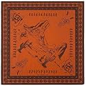The Peacock Crew Premium Soft Cotton Designer Bandana for Men and Women 22x22 in