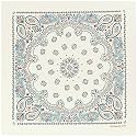 The Peacock Crew Premium Soft Cotton Designer Bandana for Men and Women 22x22 in