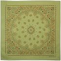 The Peacock Crew Premium Soft Cotton Designer Bandana for Men and Women 22x22 in