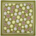The Peacock Crew Premium Soft Cotton Designer Bandana for Men and Women 22x22 in