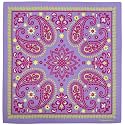 The Peacock Crew Premium Soft Cotton Designer Bandana for Men and Women 22x22 in