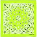 The Peacock Crew Premium Soft Cotton Designer Bandana for Men and Women 22x22 in