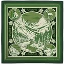 The Peacock Crew Premium Soft Cotton Designer Bandana for Men and Women 22x22 in