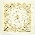 The Peacock Crew Premium Soft Cotton Designer Bandana for Men and Women 22x22 in