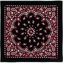 The Peacock Crew Premium Soft Cotton Designer Bandana for Men and Women 22x22 in