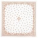 The Peacock Crew Premium Soft Cotton Designer Bandana for Men and Women 22x22 in