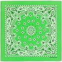 The Peacock Crew Premium Soft Cotton Designer Bandana for Men and Women 22x22 in
