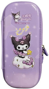 peacora 3d cover eva kuromi star design large capacity pencil box case compass kuromi star art eva pencil box
