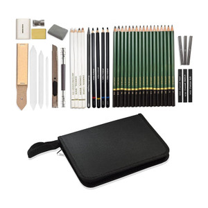 peacora 42 pieces professional drawing pencils and sketch kit for artist