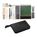 PEACORA 42 Pieces Professional Drawing Pencils and Sketch Kit for Artist