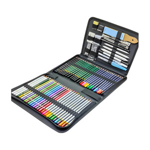 peacora 75 pieces professional drawing and sketching pencil set kit for artist