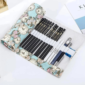 peacora nyoni 29 pcs sketch pencil kit pencil case roll up graphite pencil sketching set