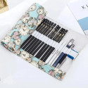 PEACORA Nyoni 29 pcs Sketch Pencil Kit Pencil Case Roll up Graphite Pencil Sketching Set