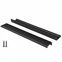 Peaha 10 Pack 10-1/16" Black Cabinet Handles Finger Pulls for Cabinets