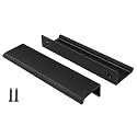 Peaha 10 Pack 4" Black Cabinet Handles Finger Pulls for Cabinets