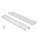 Peaha 10 Pack 7-9/16" Brushed Nickel Cabinet Pulls Finger Pulls