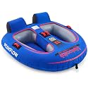 PEAKFLOW Towable Tube,Boat Tube,2 Rider Models,Tubes for Boating,PVC Liner and Full Nylon Cover